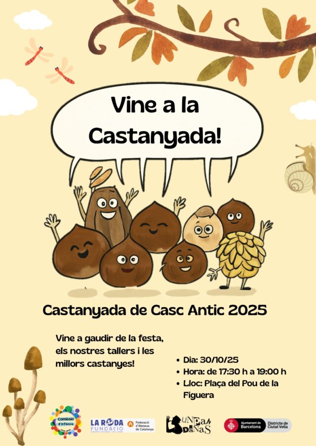 Celebra la Castanyada amb la Fundació La Roda! Celebra la Castanyada amb la Fundació La Roda!
